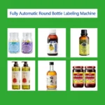 Desktop Round Bottle Labeling Machine Self-adhesive Labeling Machine of Shampoo - Image 6