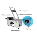 Electric Manual Labeling Machine for Round Bottles and Beverage Bottles Sticker Labeling Machine - Image 2