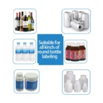Semi Automatic Hand Manual Round Bottle Labelling Machine for Sticker Label - Image 5