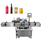 Automatic Round Bottle Labeling Machine Plastic Label Printing Machine Jar Labeling Machine