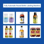 Desktop Yellow Peach Round Can Labeling Machine Shampoo Round Bottle Labeling Machine - Image 6