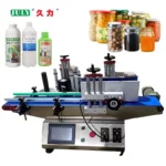 Desktop Yellow Peach Round Can Labeling Machine Shampoo Round Bottle Labeling Machine